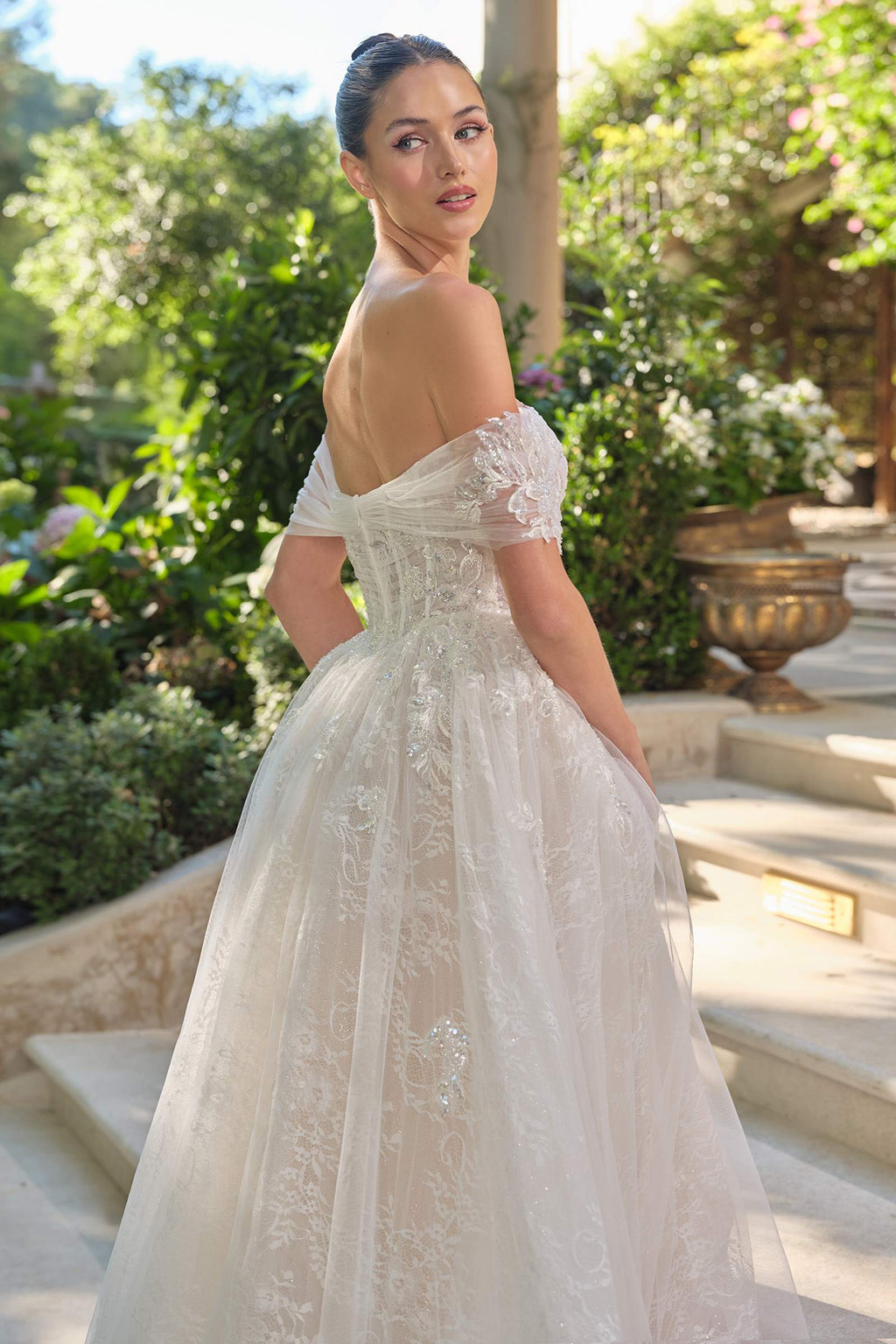 Wedding Dress | Andrea & Leo Wl090 Embroidered Lace Tulle Off
