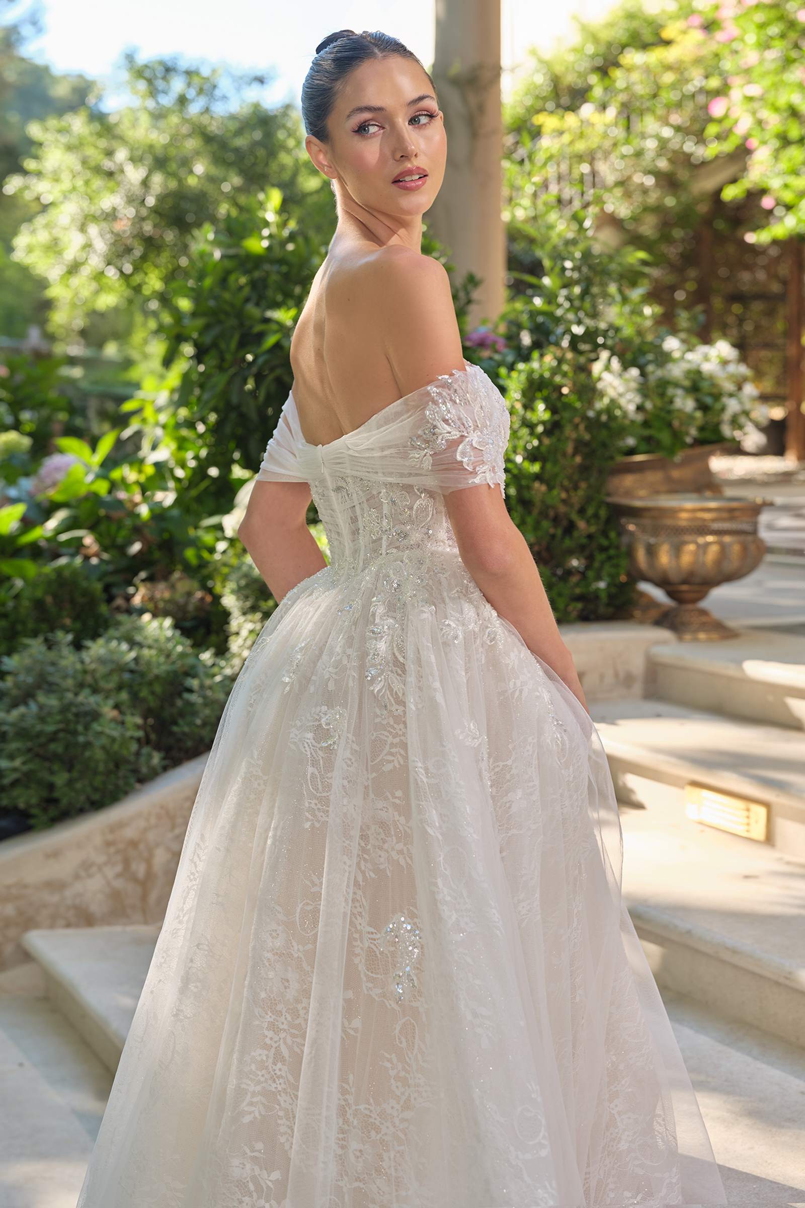 Wedding Dress | Andrea & Leo Wl090 Embroidered Lace Tulle Off