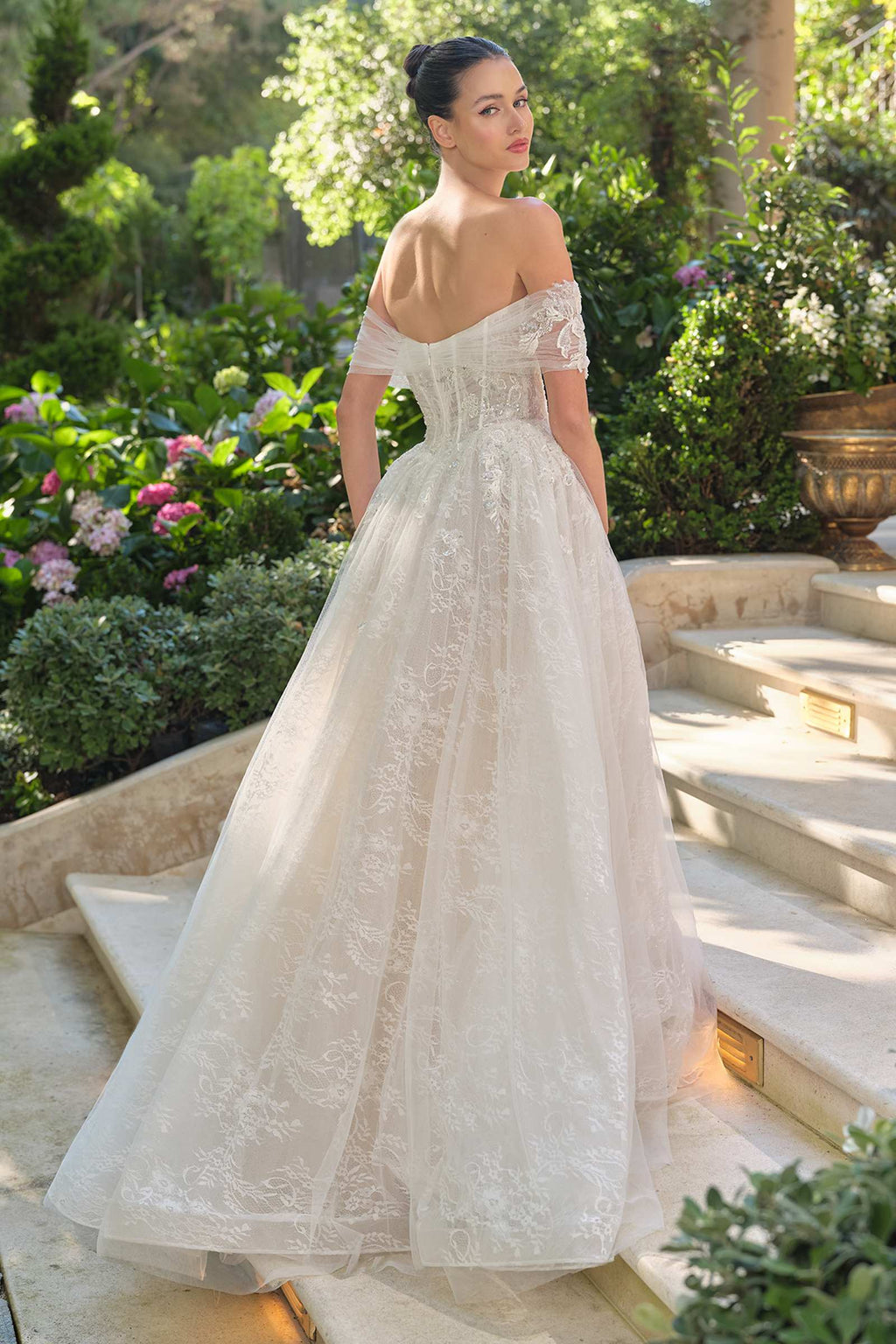 Wedding Dress | Andrea & Leo Wl090 Embroidered Lace Tulle Off
