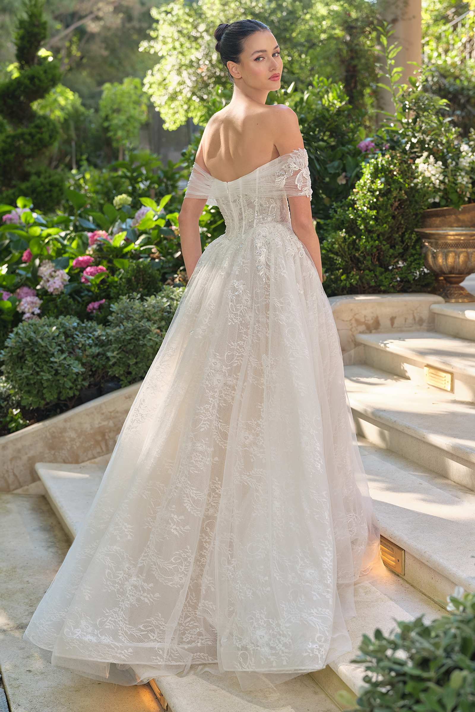 Wedding Dress | Andrea & Leo Wl090 Embroidered Lace Tulle Off
