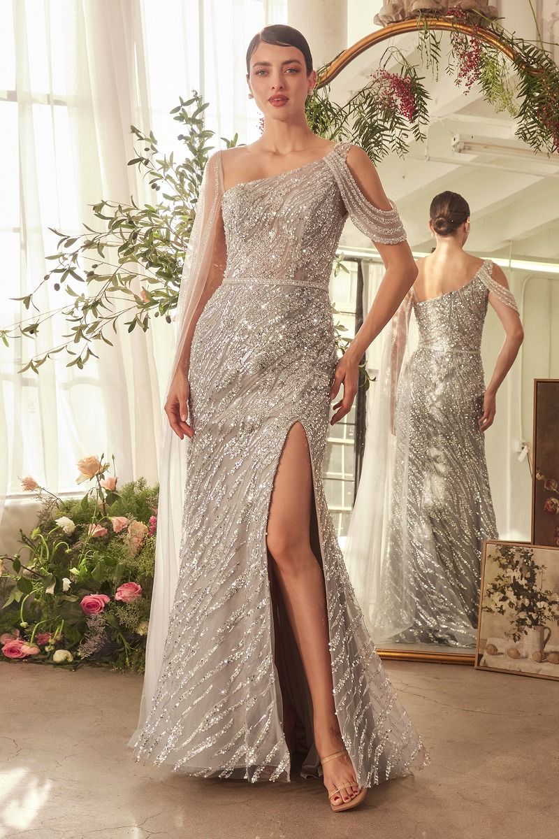 Nightgown | Glimmering Beaded Sheath Gown