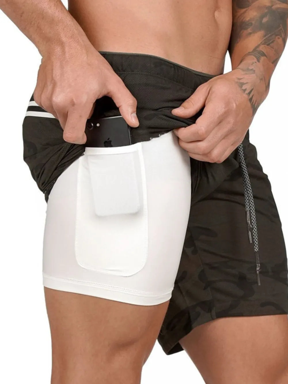 Men's Drawstring Active Shorts