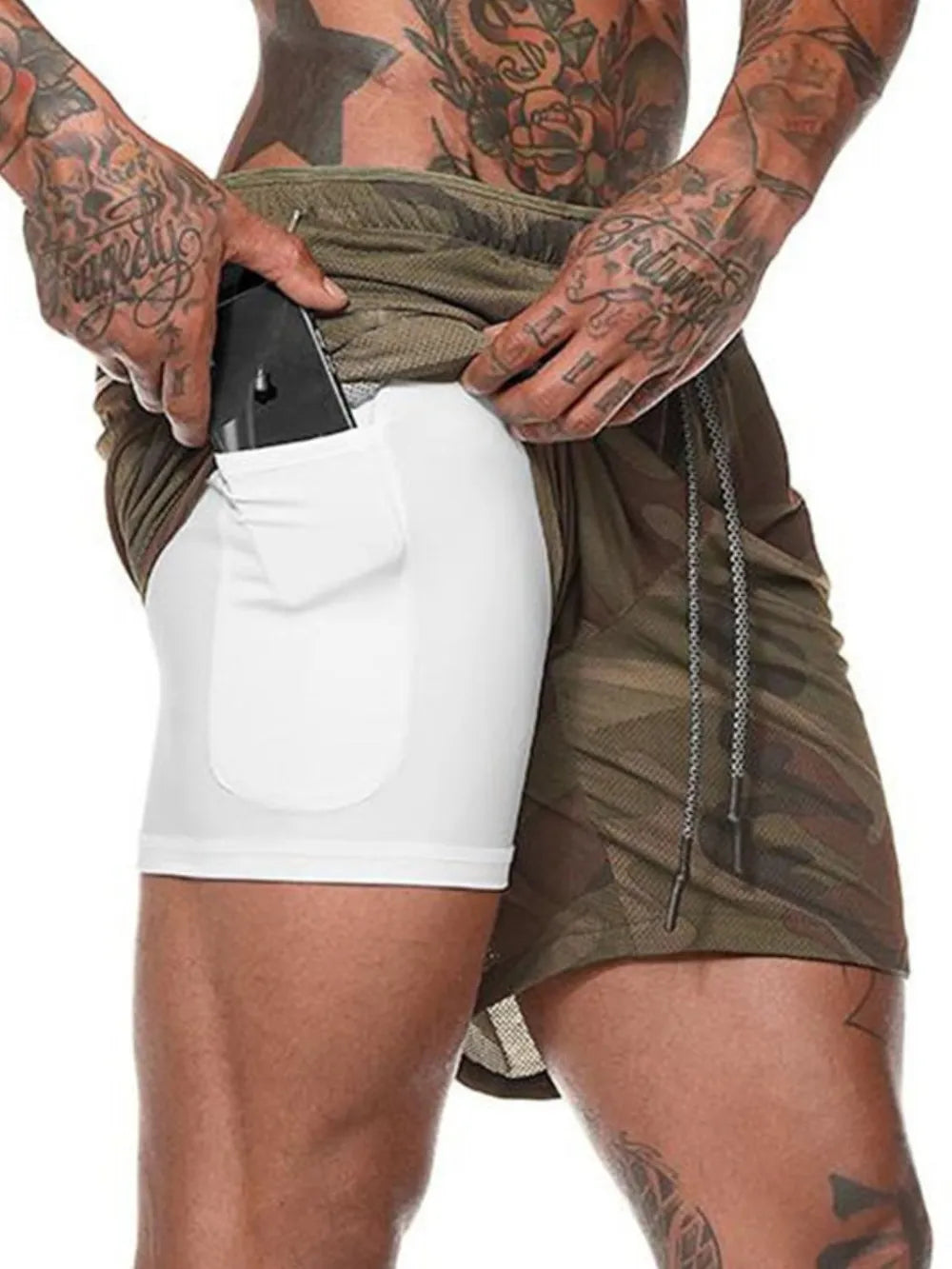 Men's Drawstring Active Shorts
