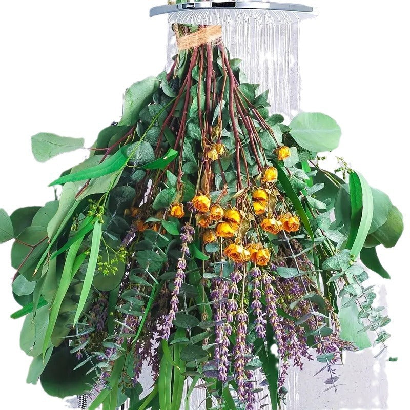 Planta decorativa de eucalipto natural de lavanda para ducha