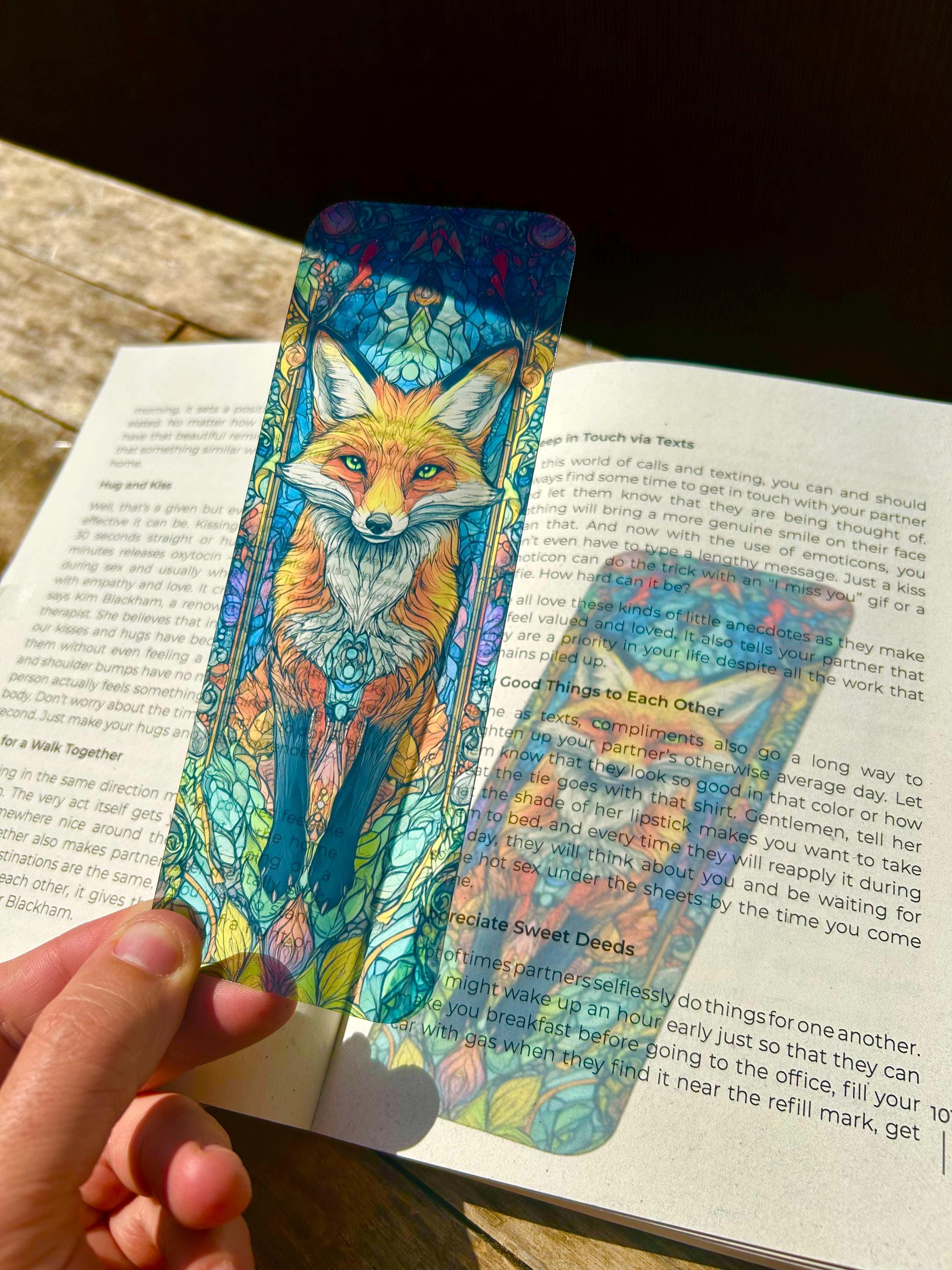 Charming Fox Decor Bookmark - Rustic Woodland Fox Design, Nature-Inspired Keepsake, Perfect for Adding a Whimsical Touch to Your Reading is a decorative bookmark made for readers, book lovers, collectors, book clubs, and giftable literary moments. It is designed as a reading accessory for books, journals, planners, and cozy reader gifts.