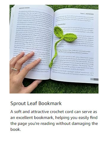 Crochet Leaf Sprout