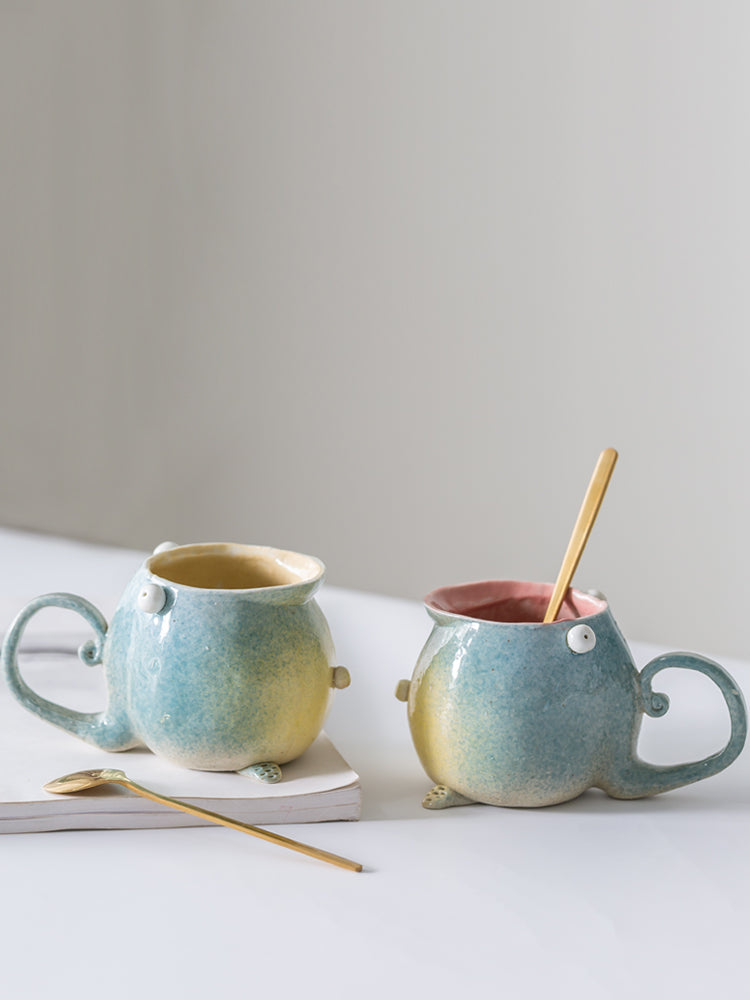 Taza de cerámica con diseño creativo y personalidad de moda