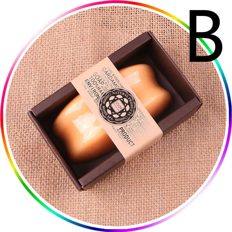 Jabón de aceite esencial de carbón de bambú y leche de cabra, jabón artesanal con ingredientes vegetales