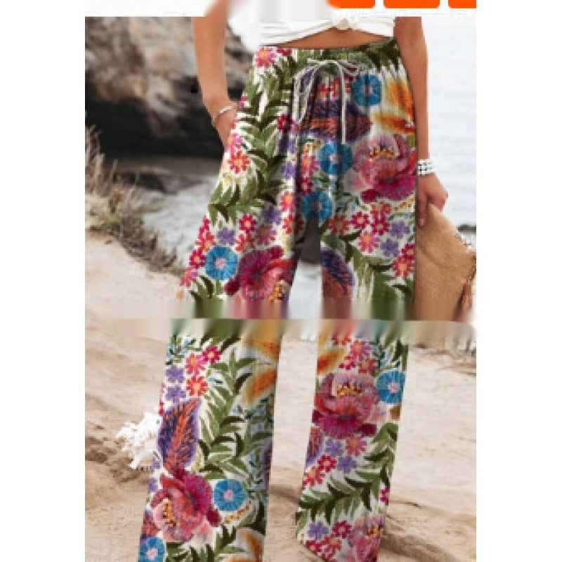 Pantalones deportivos casuales de pierna ancha de estilo urbano de Europa y EE. UU.