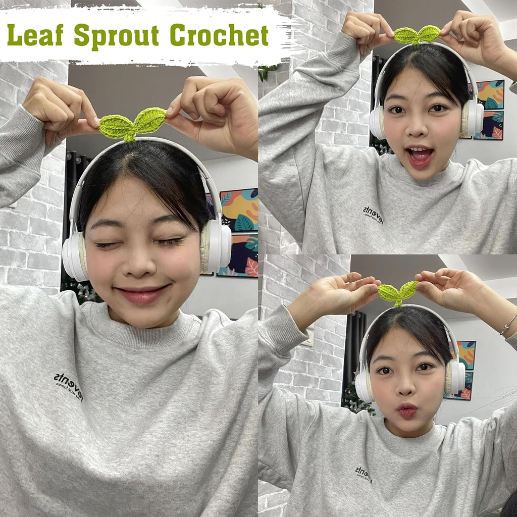 Crochet Leaf Sprout