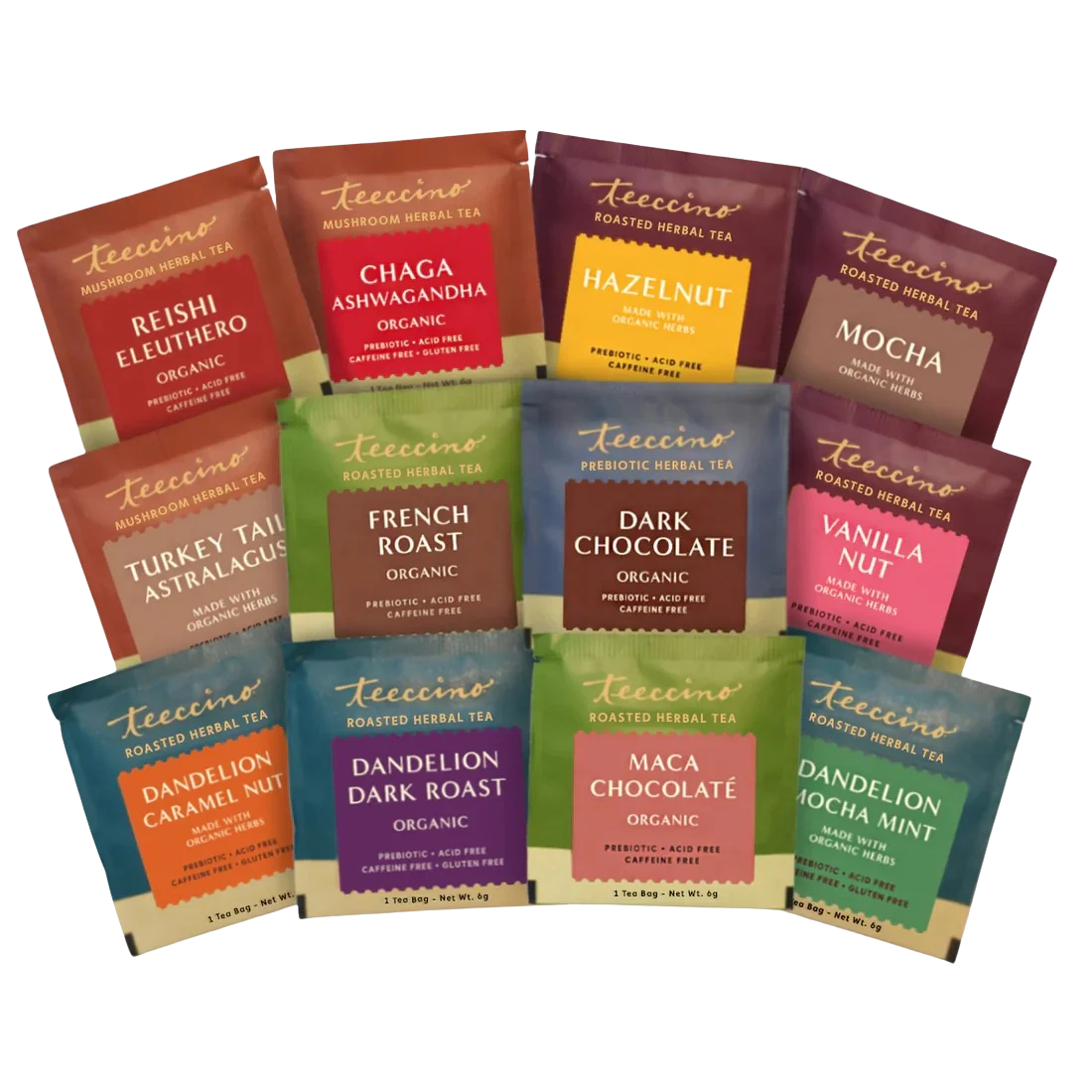 Tea | Teeccino | Best Selling Herbal Teas Sampler