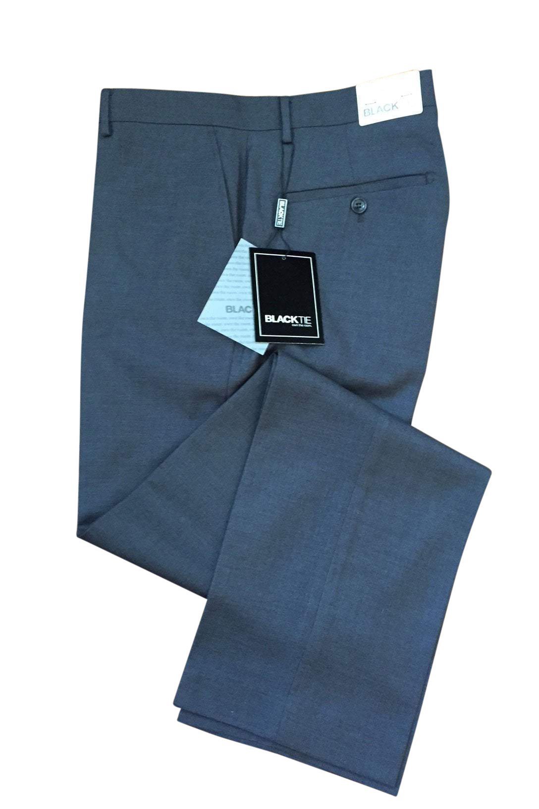 "Bradley" Steel Grey Luxury Wool Blend Suit Pants - Unhemmed is a men’s formal pants suited for weddings, galas, and black-tie events. It offers wool blend tailoring with practical, gift-ready appeal for Honey Badger Books shoppers.