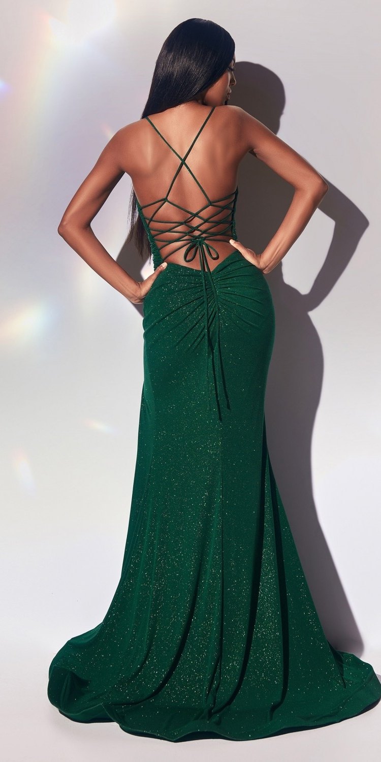 Dress | Cinderella Divine Cc2162 Floor Length Formal Sparkly Stretch