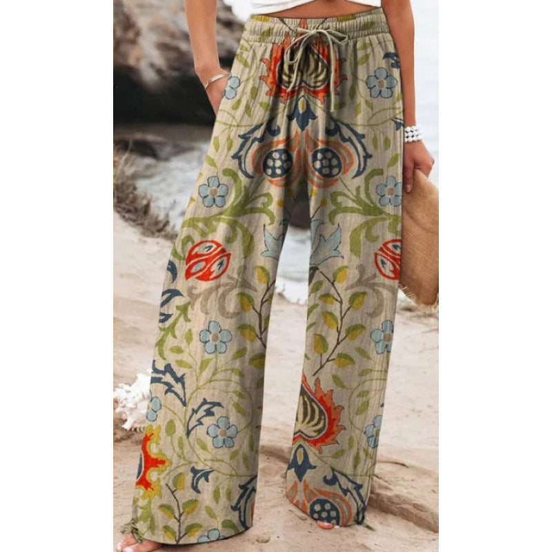 Pantalones deportivos casuales de pierna ancha de estilo urbano de Europa y EE. UU.