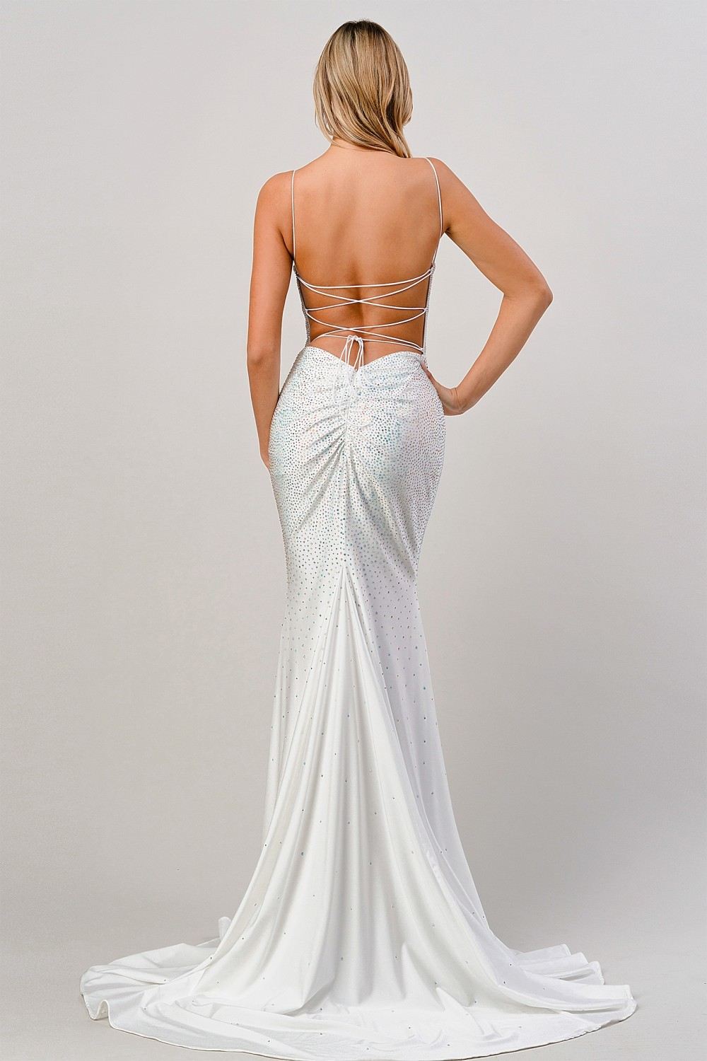 Dress | Cinderella Divine Cd0179 Long Rhinestone Fitted Formal Dress