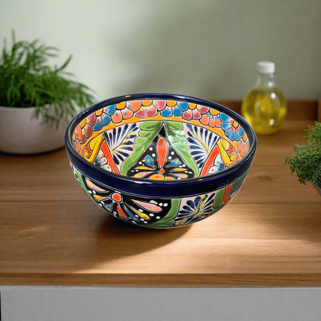 Talavera Bowl | 5" Colorful Talavera Ceramic Bowl