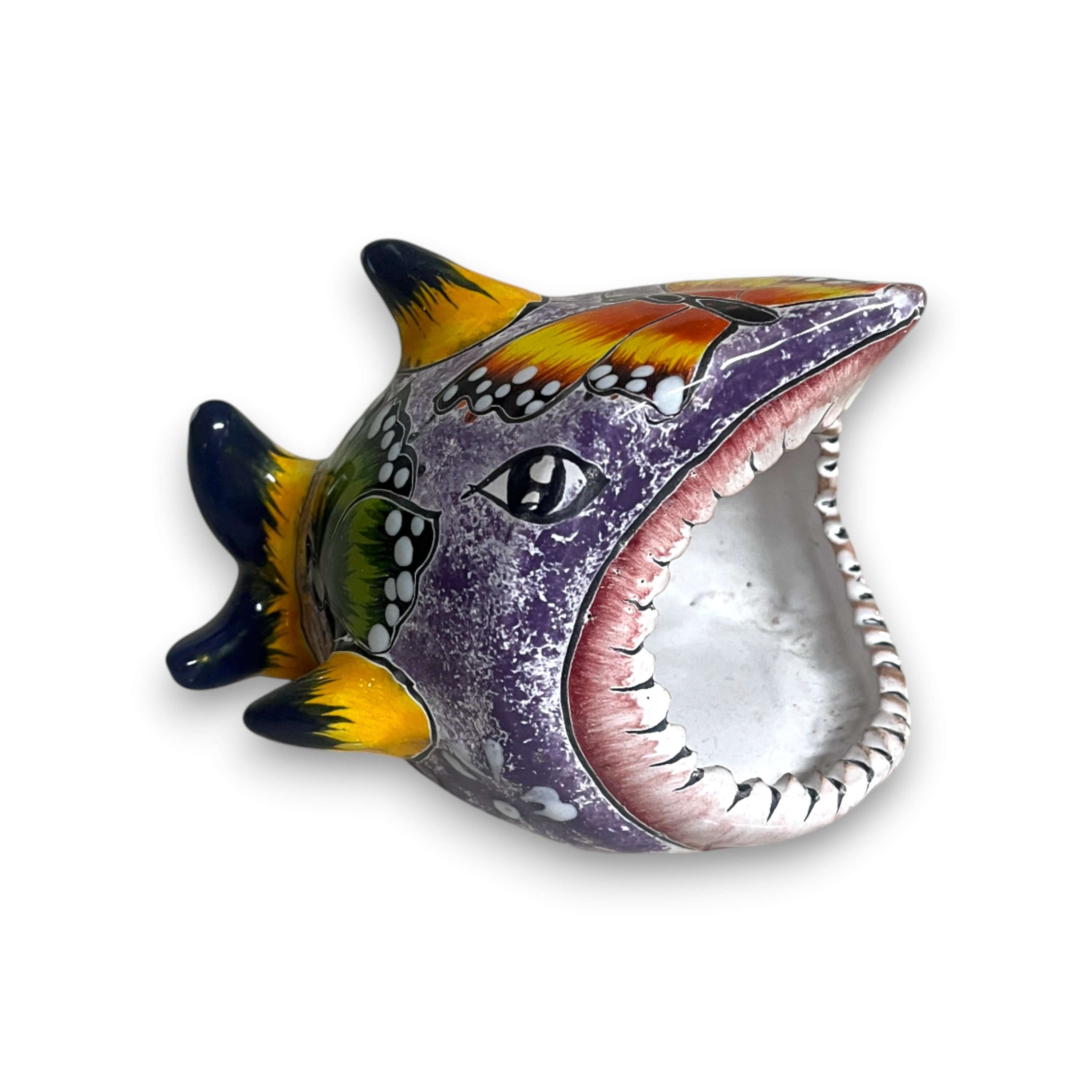 Soap | Colorful Talavera Shark Soap Dish