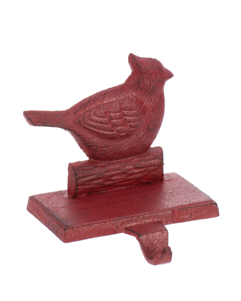 Greeting Card | Red Cardinal Cast Iron Stocking Holder