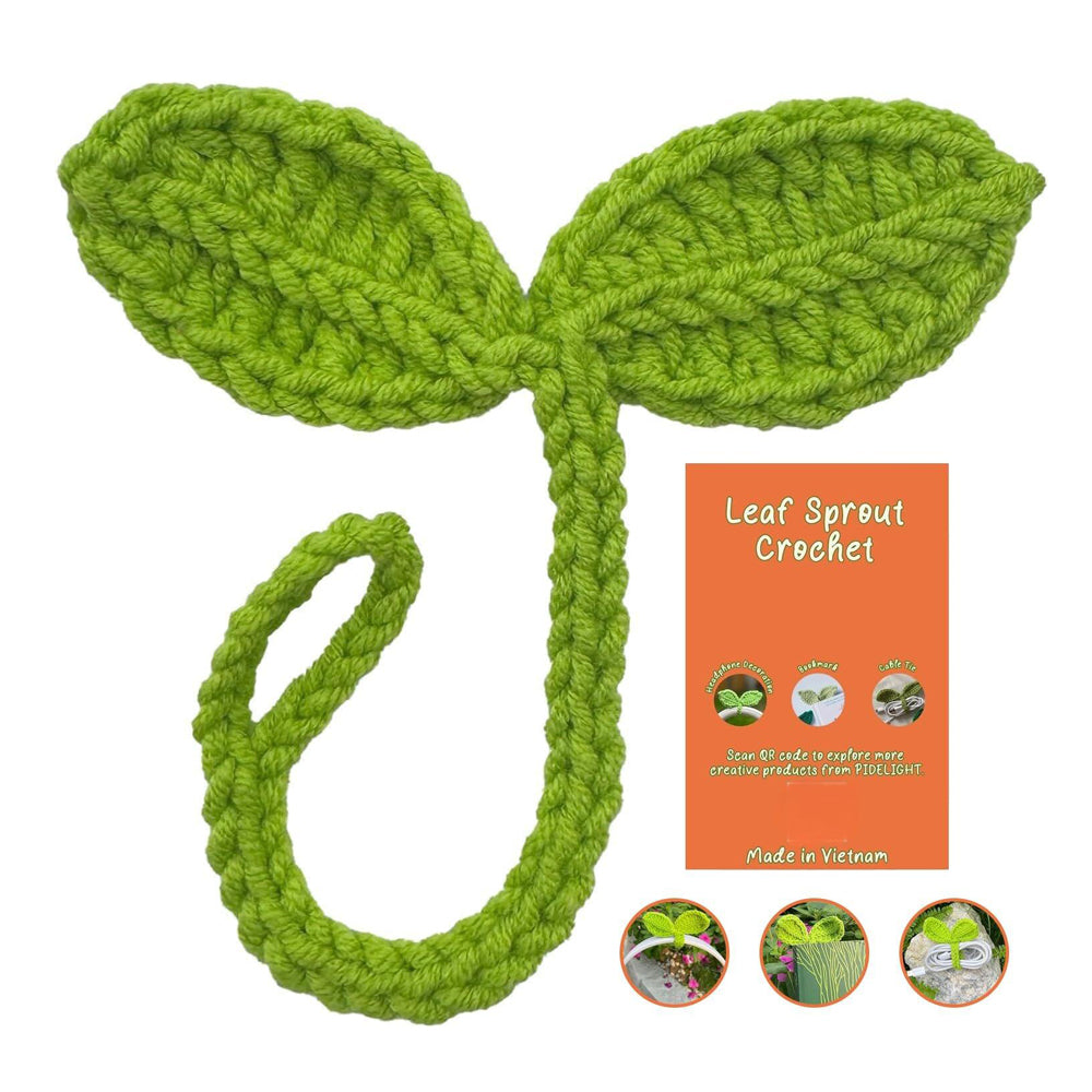 Crochet Leaf Sprout