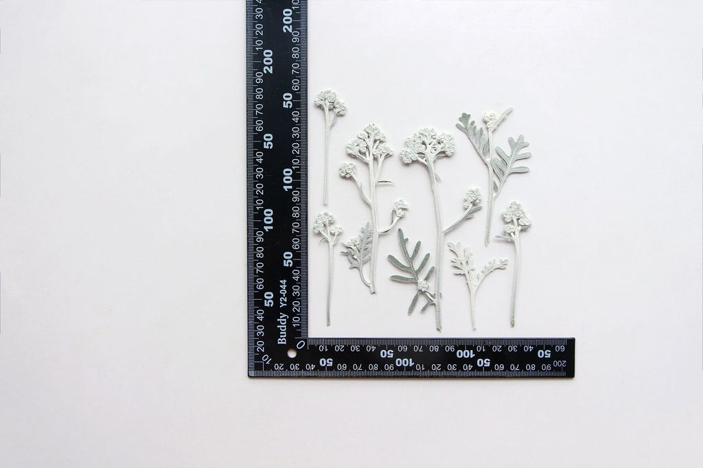 Silver Chrysanthemum Bookmark