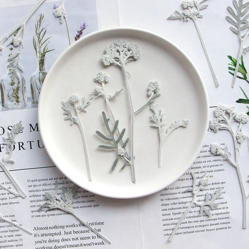 Silver Chrysanthemum Bookmark