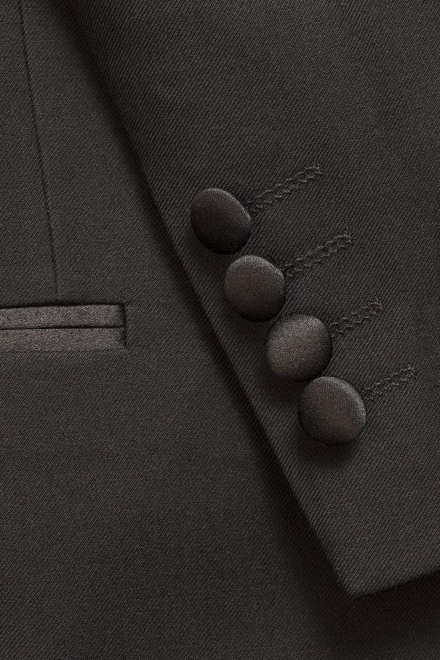 Tuxedo | "edge" Black Tuxedo Jacket Notch (separates)