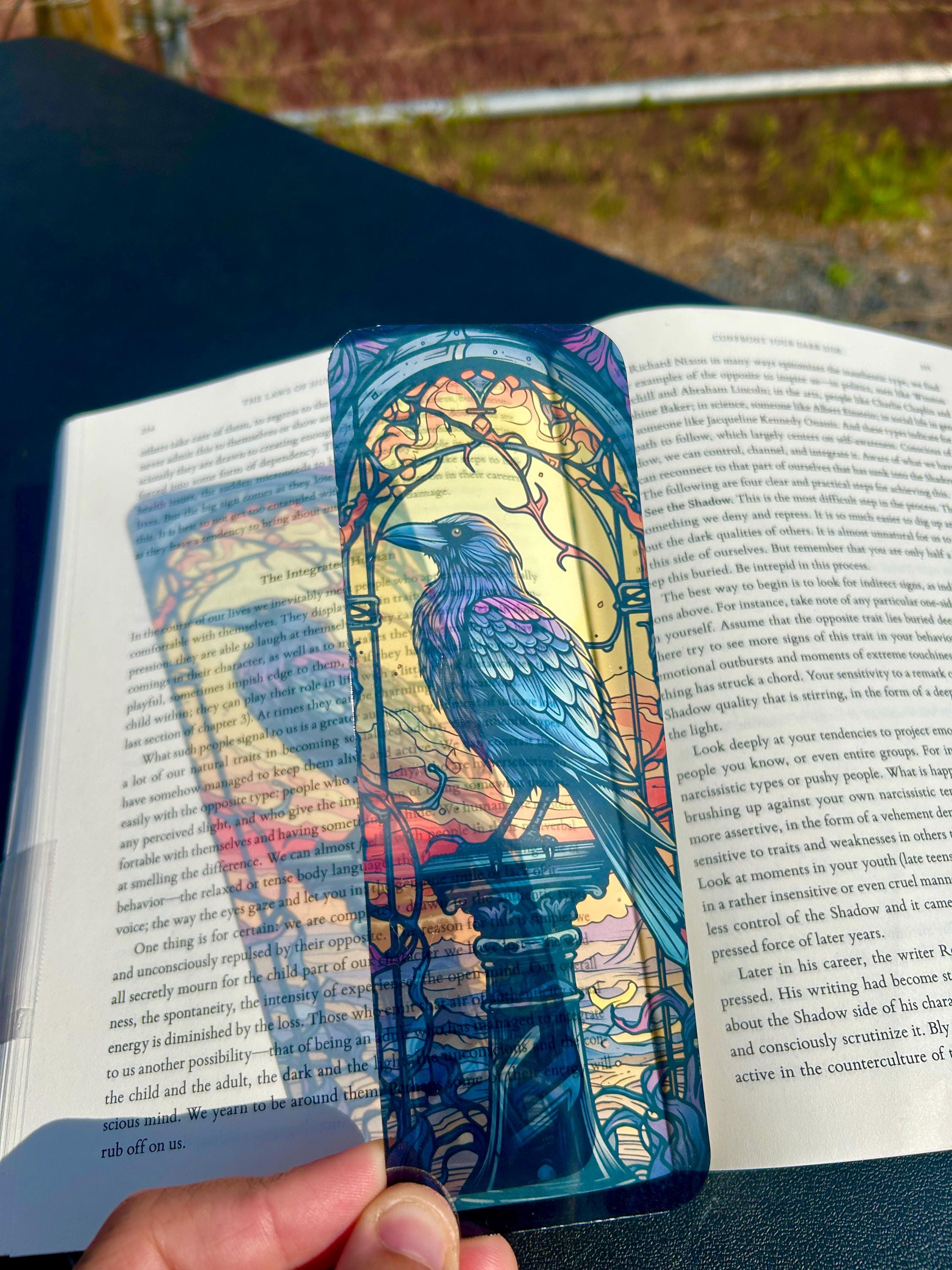 Dark Raven Bookmark – Gothic Bird in Flight Fantasy Art for Dark Fiction Readers, Myth Lovers is a decorative bookmark made for readers, book lovers, collectors, book clubs, and giftable literary moments. It is designed as a reading accessory for books, journals, planners, and cozy reader gifts.