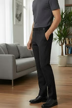 Men's Pants | "ethan" Black Super 150's Luxury Viscose Blend Suit