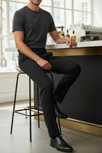 Men's Pants | "ethan" Black Super 150's Luxury Viscose Blend Suit