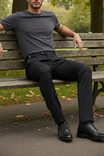 Men's Pants | "ethan" Black Super 150's Luxury Viscose Blend Suit