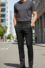 Men's Pants | "ethan" Black Super 150's Luxury Viscose Blend Suit