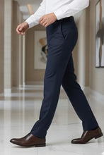 Men's Pants | "ethan" Navy Super 150's Luxury Viscose Blend Suit
