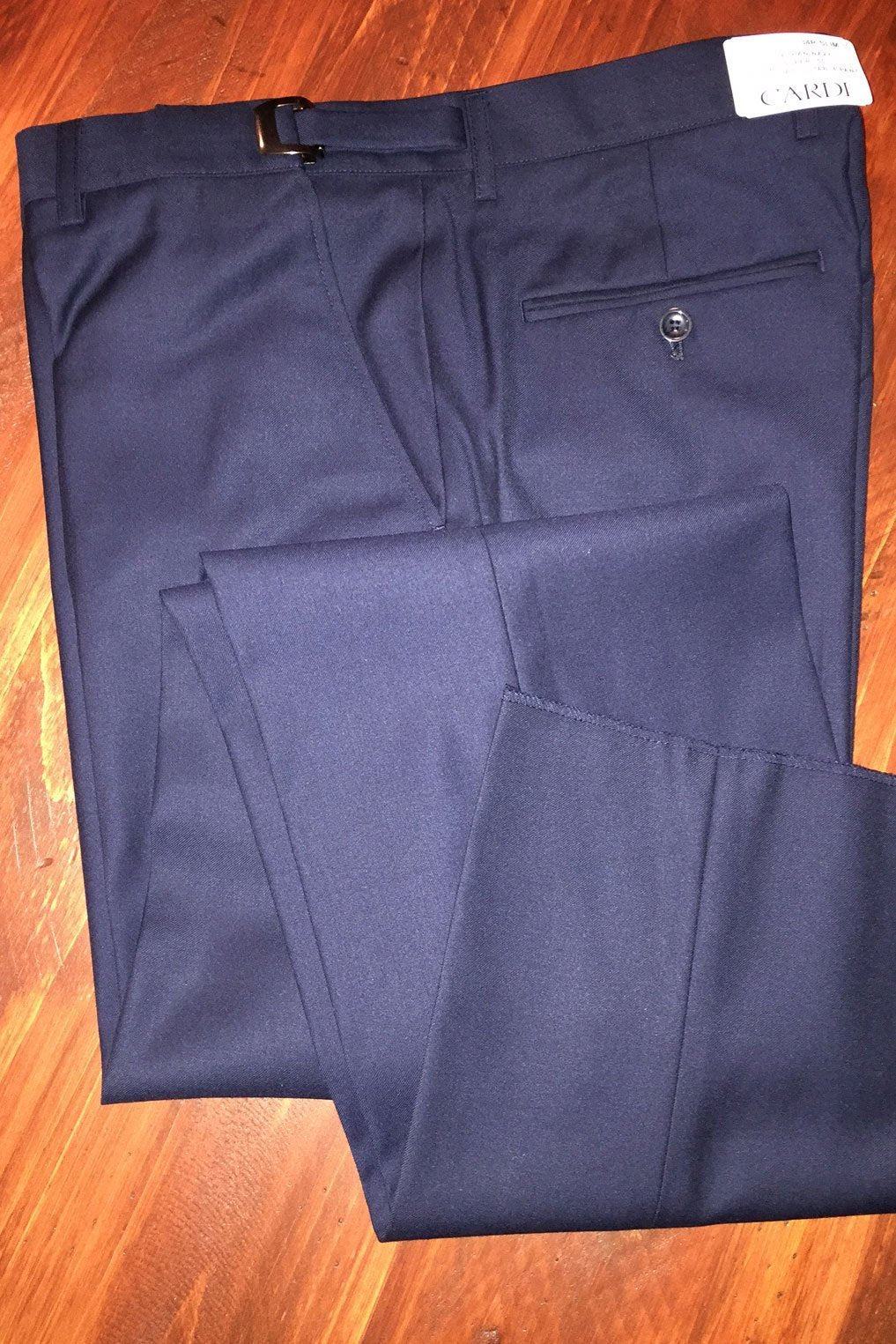 Men's Pants | "ethan" Navy Super 150's Luxury Viscose Blend Suit