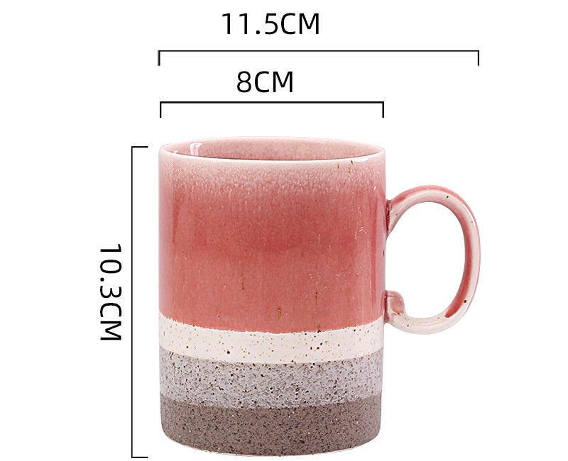Taza Retro de Gran Capacidad y Gran Valor
