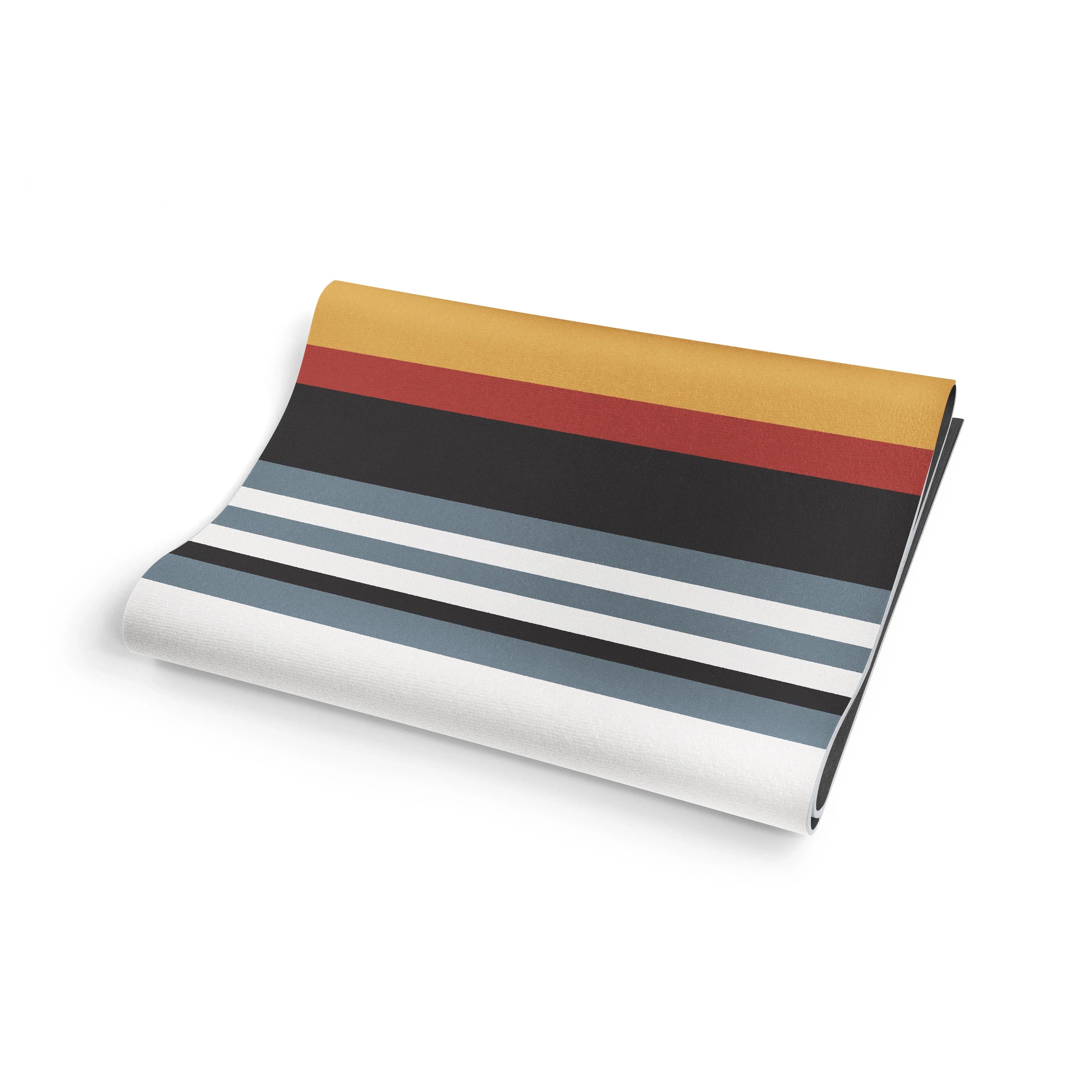 Colchoneta de yoga Falcons Rest – 6 mm de grosor extra, antideslizante de doble cara, PER ecológico con diseño multicolor inspirado en senderos | Yune Yoga