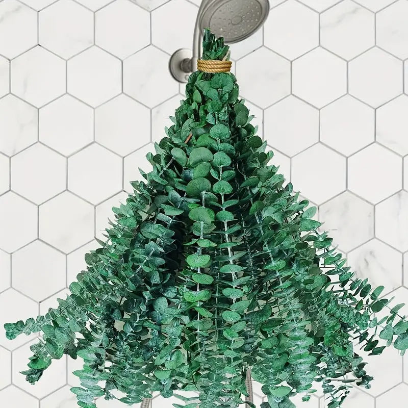 Planta decorativa de eucalipto natural de lavanda para ducha