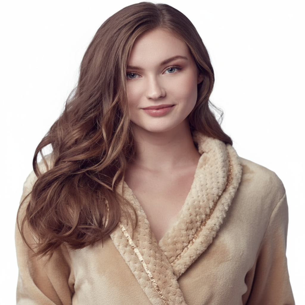 Women'S Ultra Soft Plush Bathrobe
