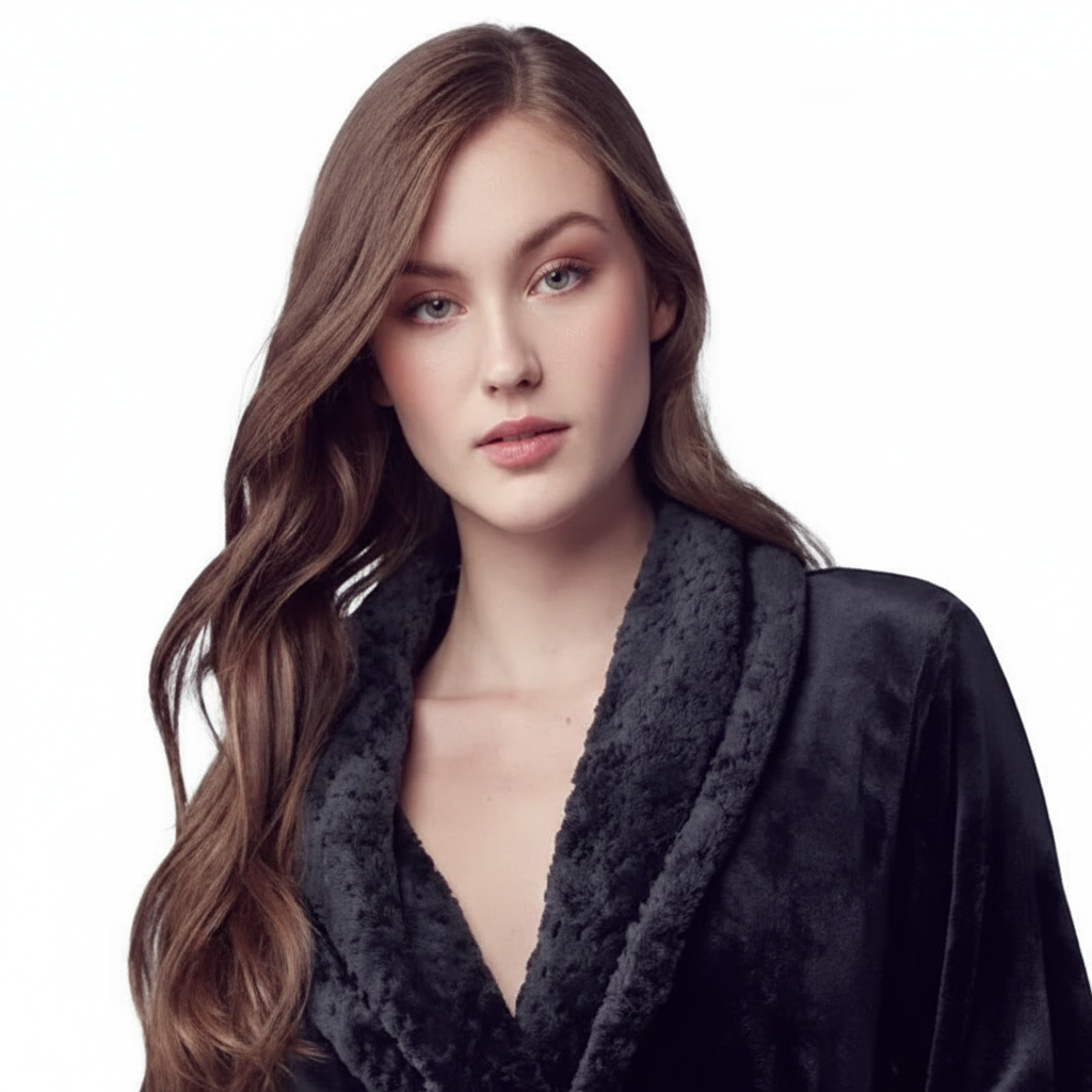 Women'S Ultra Soft Plush Bathrobe