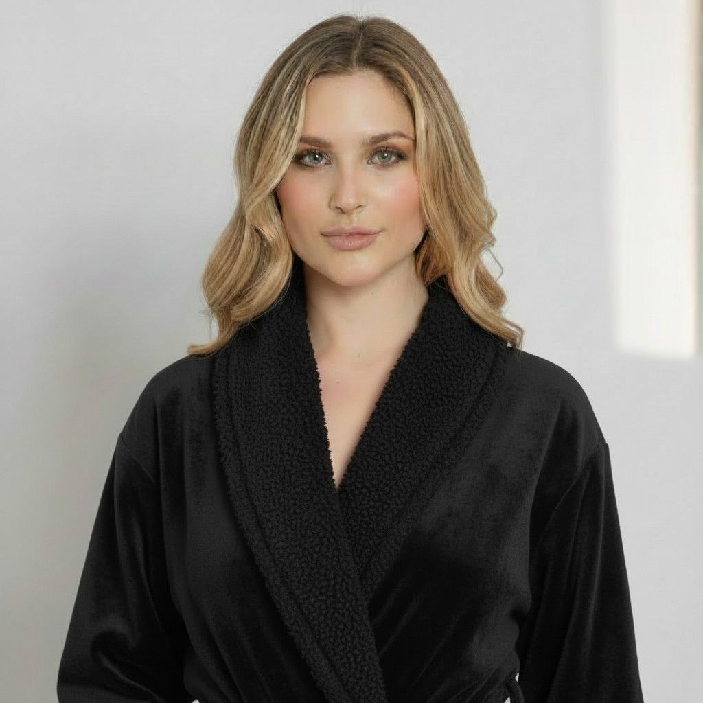 Women'S Ultra Soft Plush Bathrobe