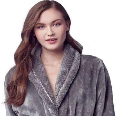 Women'S Ultra Soft Plush Bathrobe