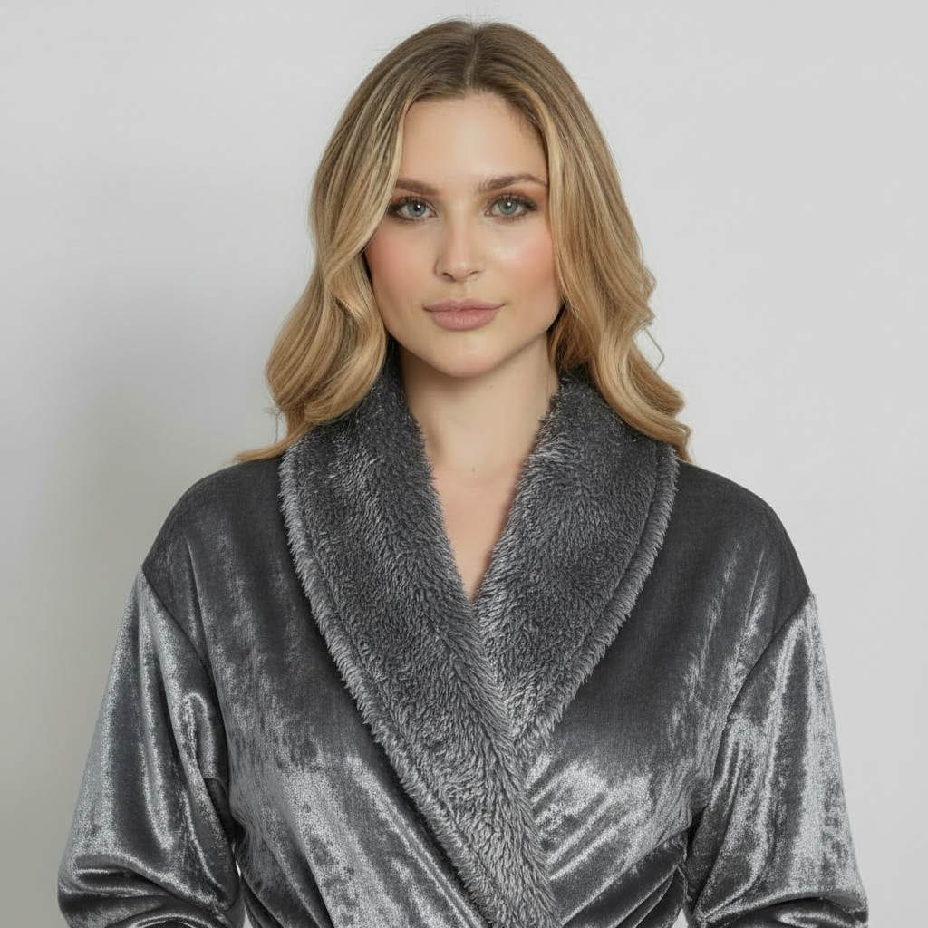 Women'S Ultra Soft Plush Bathrobe