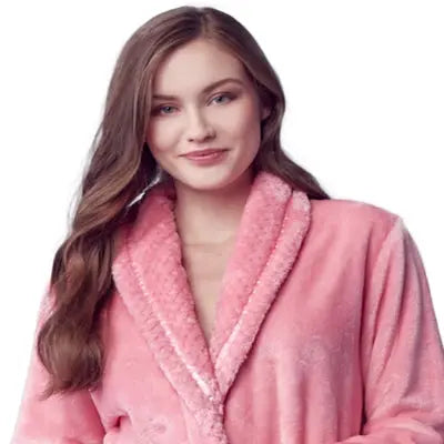 Women'S Ultra Soft Plush Bathrobe