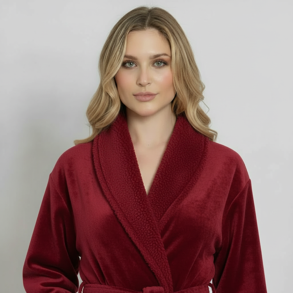 Women'S Ultra Soft Plush Bathrobe