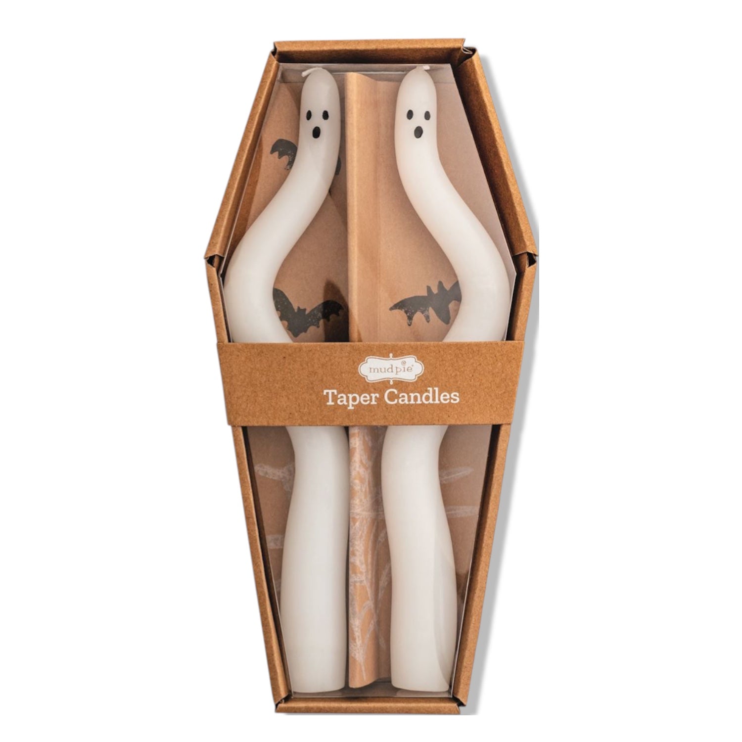 Ghost Shaped Halloween Taper Candles | Set of 2 is a decorative taper candle set selected for Halloween tablescapes, spooky mantels, gothic candleholders, party decor, and seasonal gift baskets. The shaped candle set adds a seasonal accent to mantels, tablescapes, candleholders, and Halloween displays. A giftable choice for shoppers looking for useful, distinctive, easy-to-display, or easy-to-pair items. Listing details help shoppers compare the item type, use, style, and intended recipient before purchase.