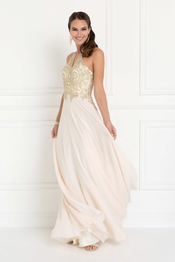 Nightgown | Chiffon Deep V