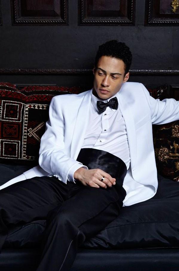 Tuxedo | "hamilton" White Dinner Jacket Shawl (separates)