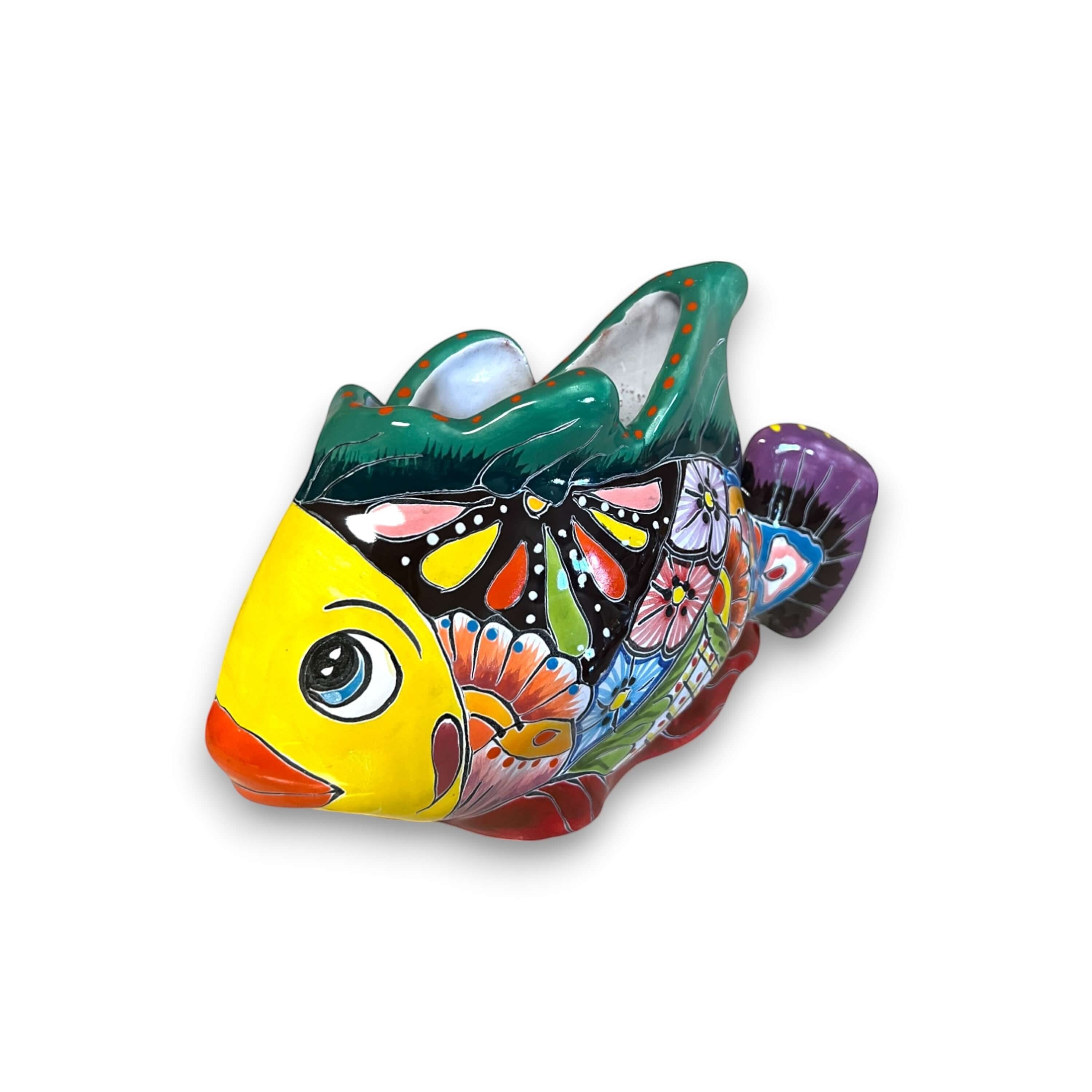 Talavera Planter | Talavera Fish Planter