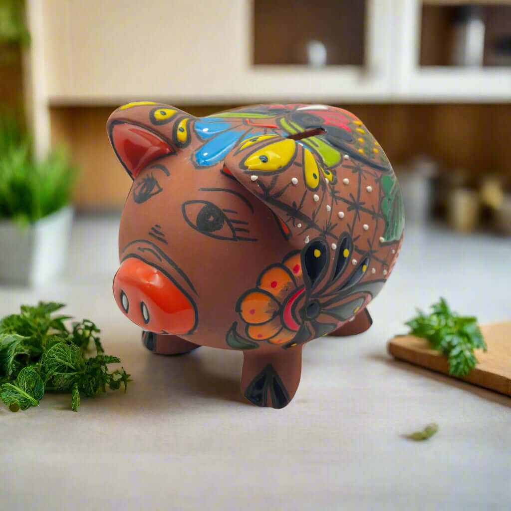 Talavera Piggy Bank | Hand