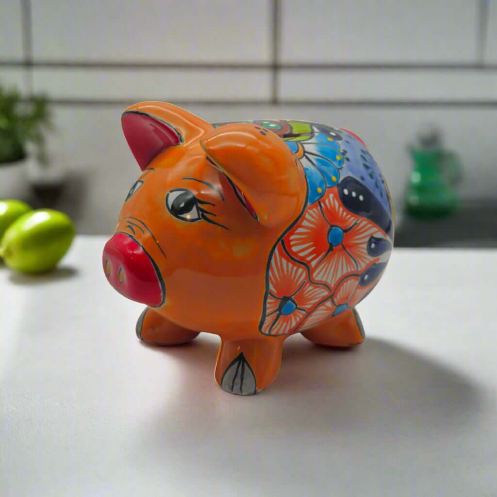 Talavera Piggy Bank | Hand