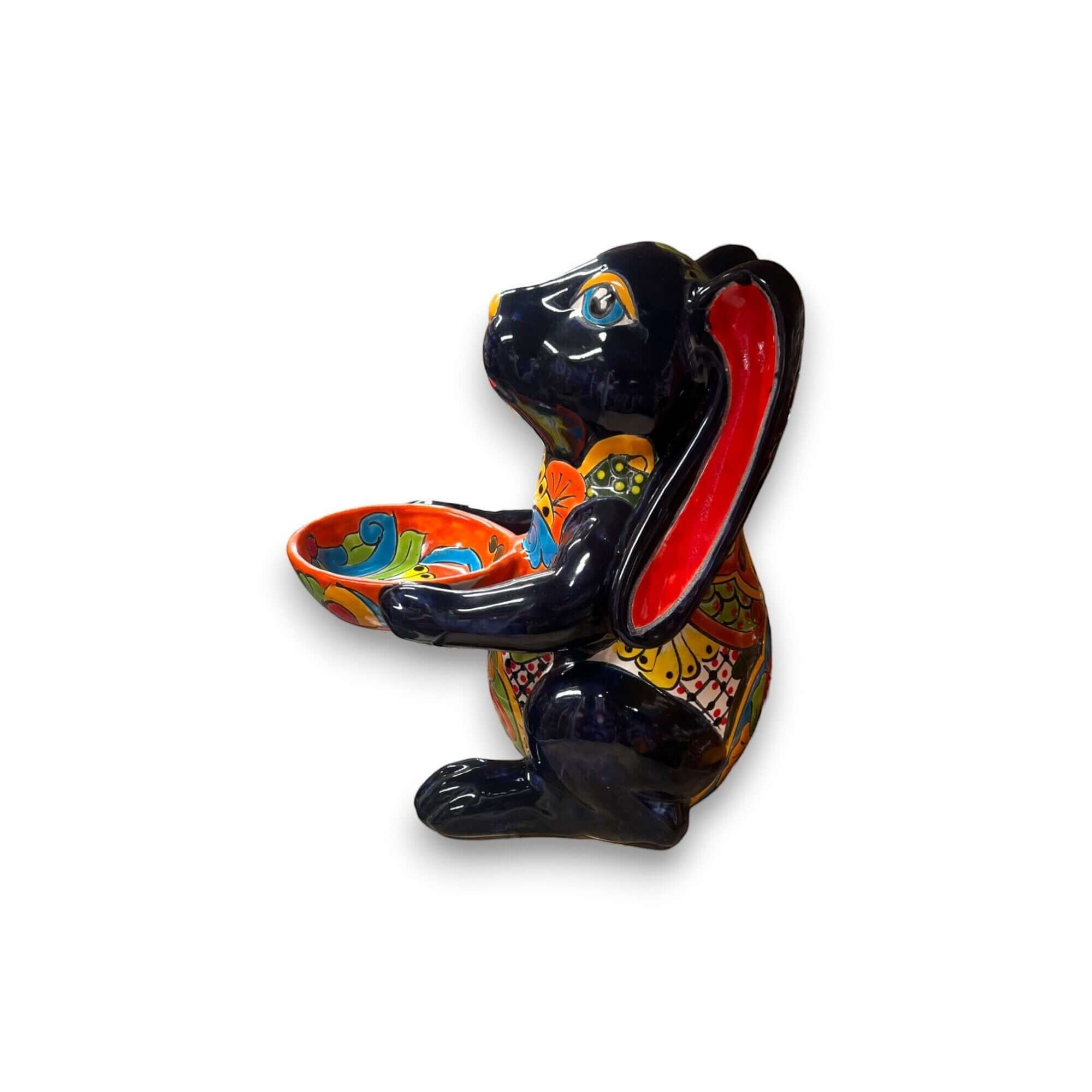 Talavera Statue | Vibrant Handmade Talavera Bunny Statue
